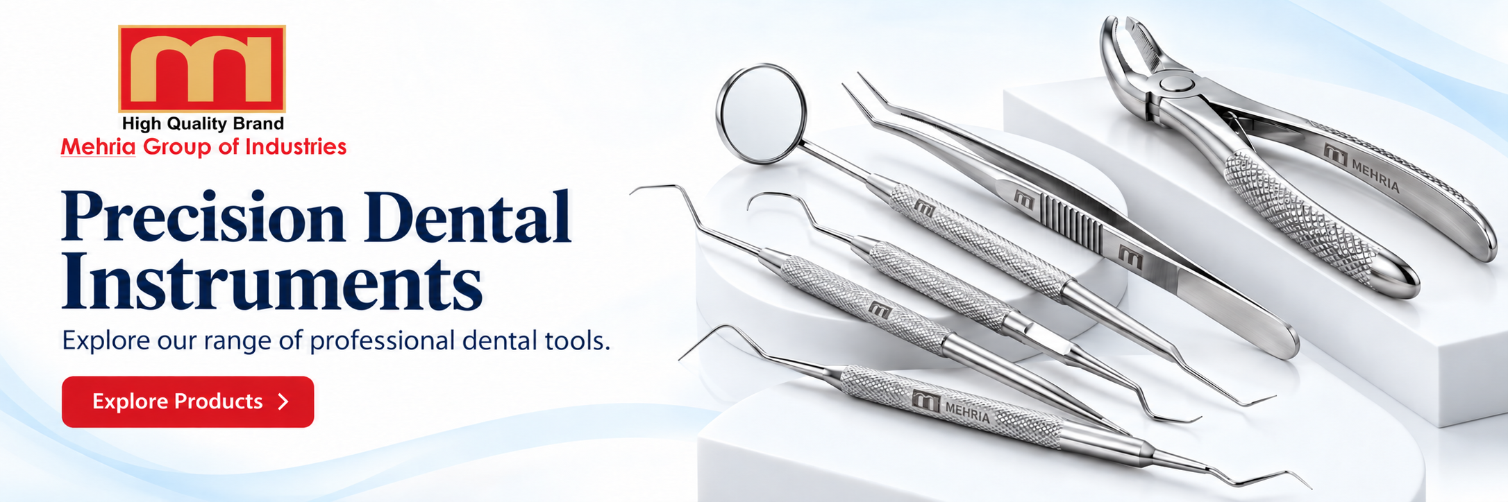 Premium laser engraved dental tools